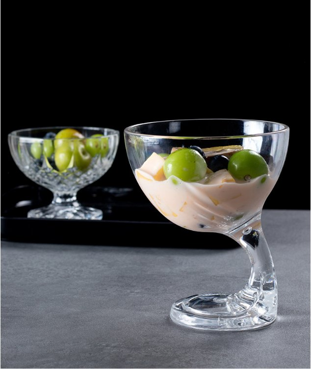 Чашка для мороженого в винтажном стиле, 235 мл