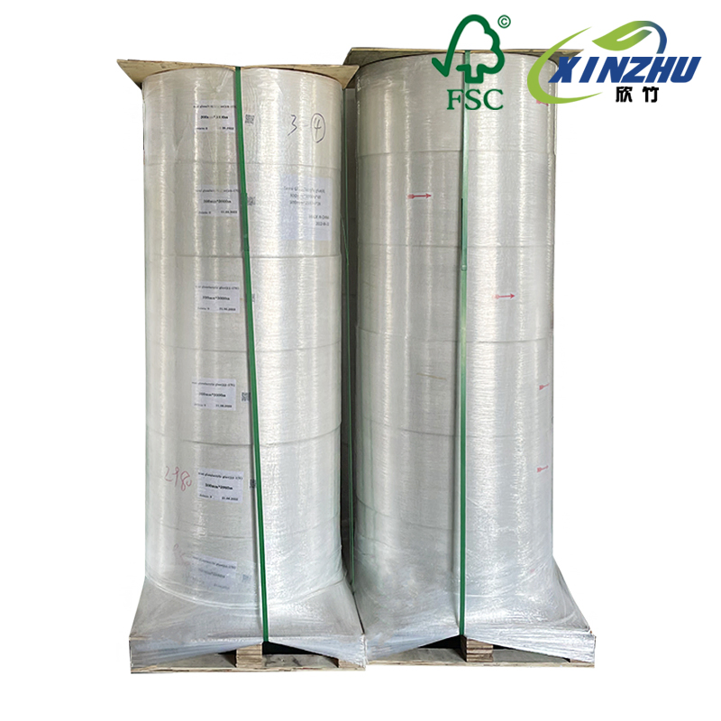 Jumbo Roll Low Temperature Resistant Self-Adhesive Paper Top Direct Thermal Label Material