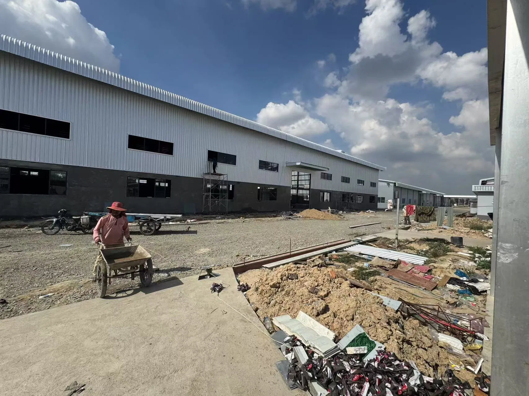 Steel Structure for Cambodia: Advanced Portal Frame Design Using Auto CAD