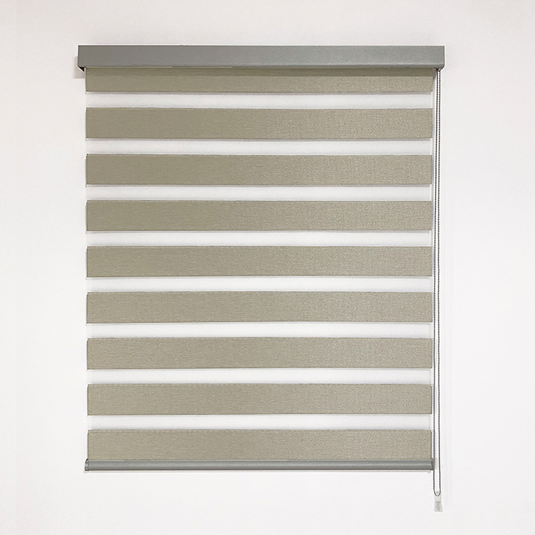 Customized Size Double Layer Window Zebra Shades Blinds