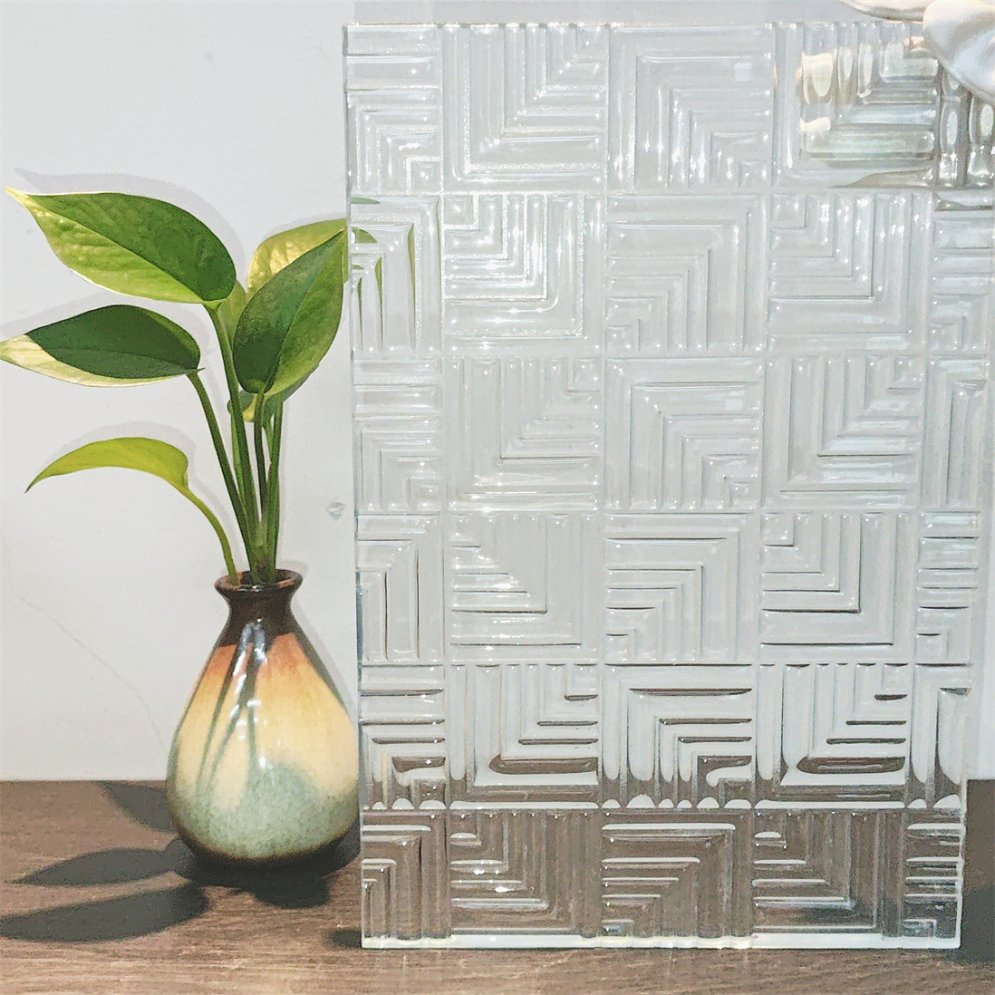 Ultra Clear Art Hot-Melt Glass Background Wall Decorative