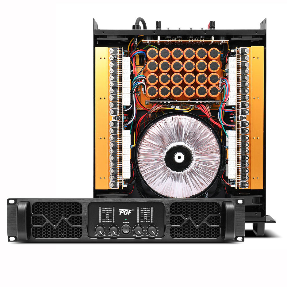 4-Channel High-Power Audio Amplifier for PRO Sound Applications