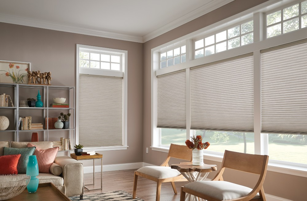 Stripe Light Filtering Cordless Honeycomb Shade Fabric