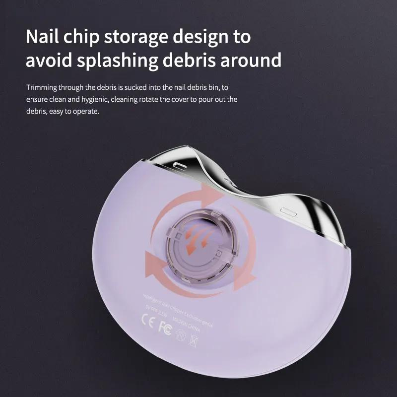 2023 Rechargeable Safe Electric Baby Pet Clipper Nail Trimmer Electric
