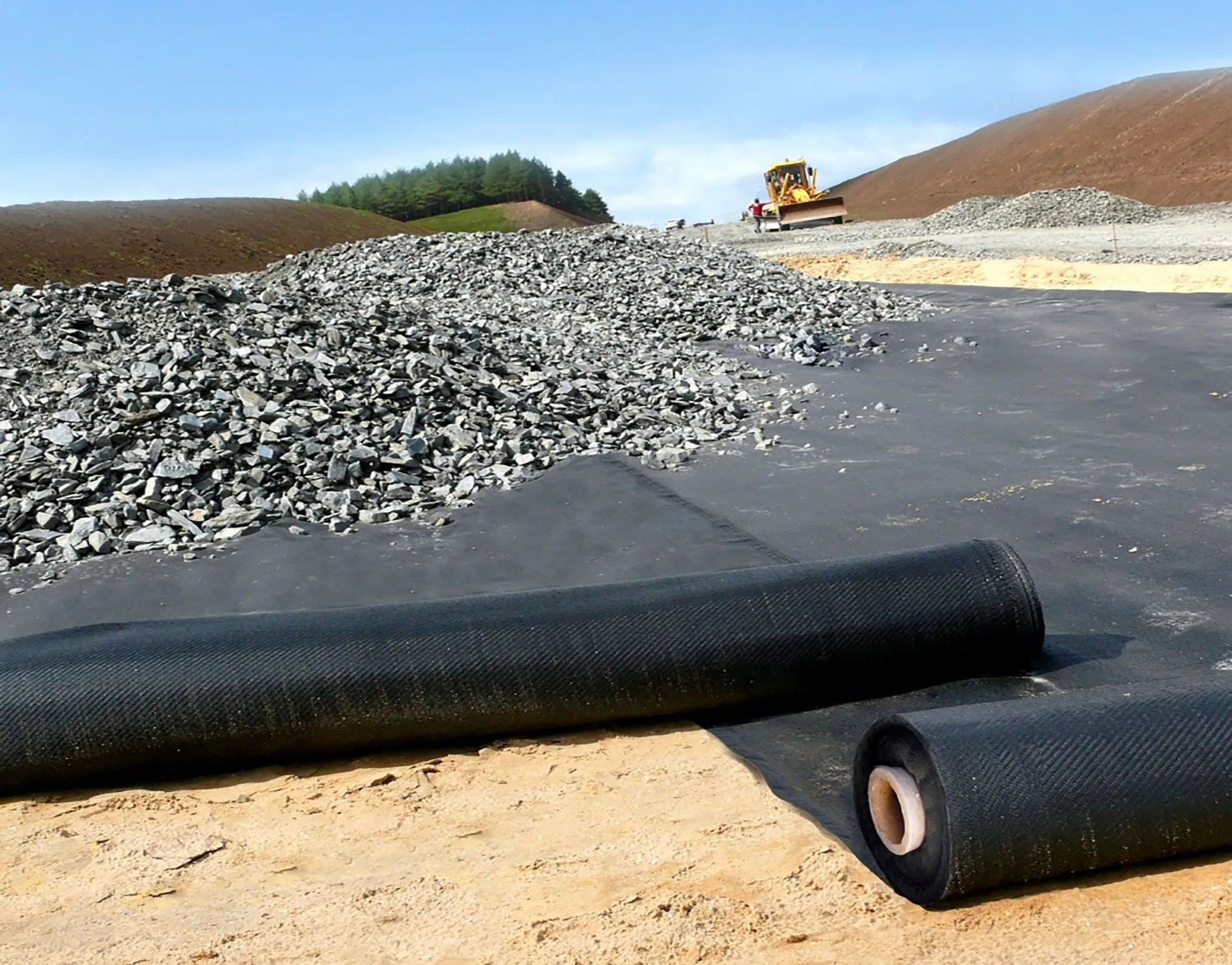 CE/SGS-Certified Woven Geotextile for European Construction Standards