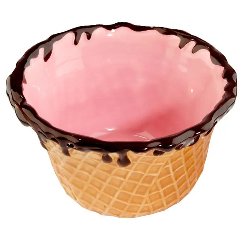 Like Real Custom Ceramic Ice Cream Bowl