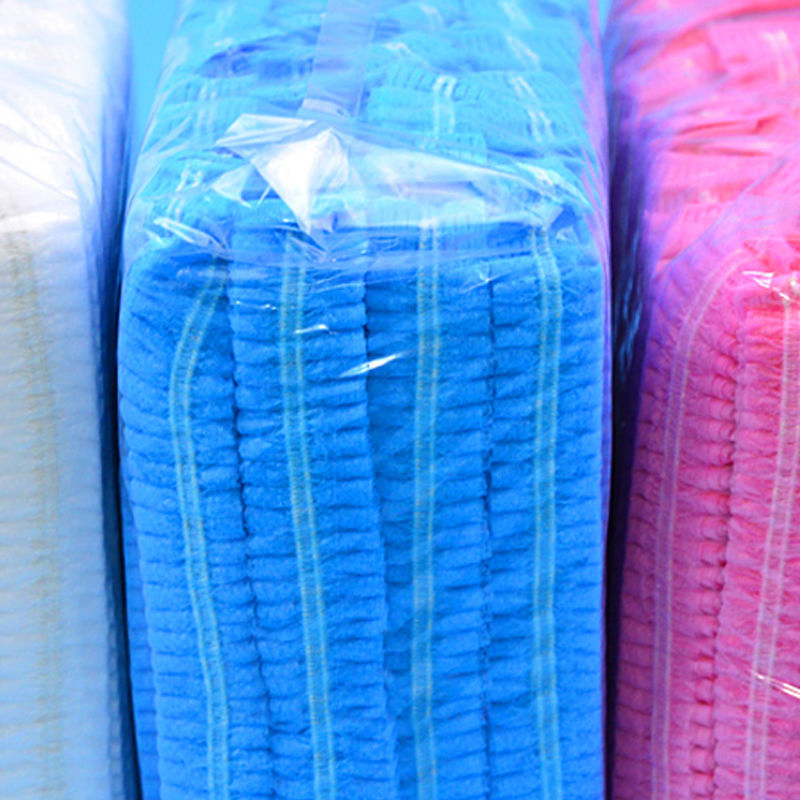 Wholesale of Disposable Non-Woven Labor Protection Mushroom Hat Net Cap