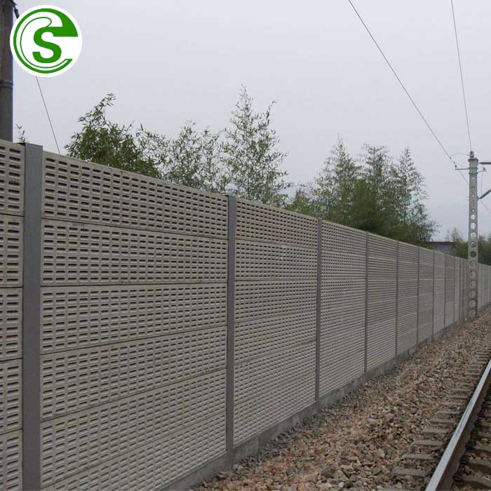 Traffic Perforated Noise Reduction Barrier Fences Sound Proof Barrier Panel for Sale