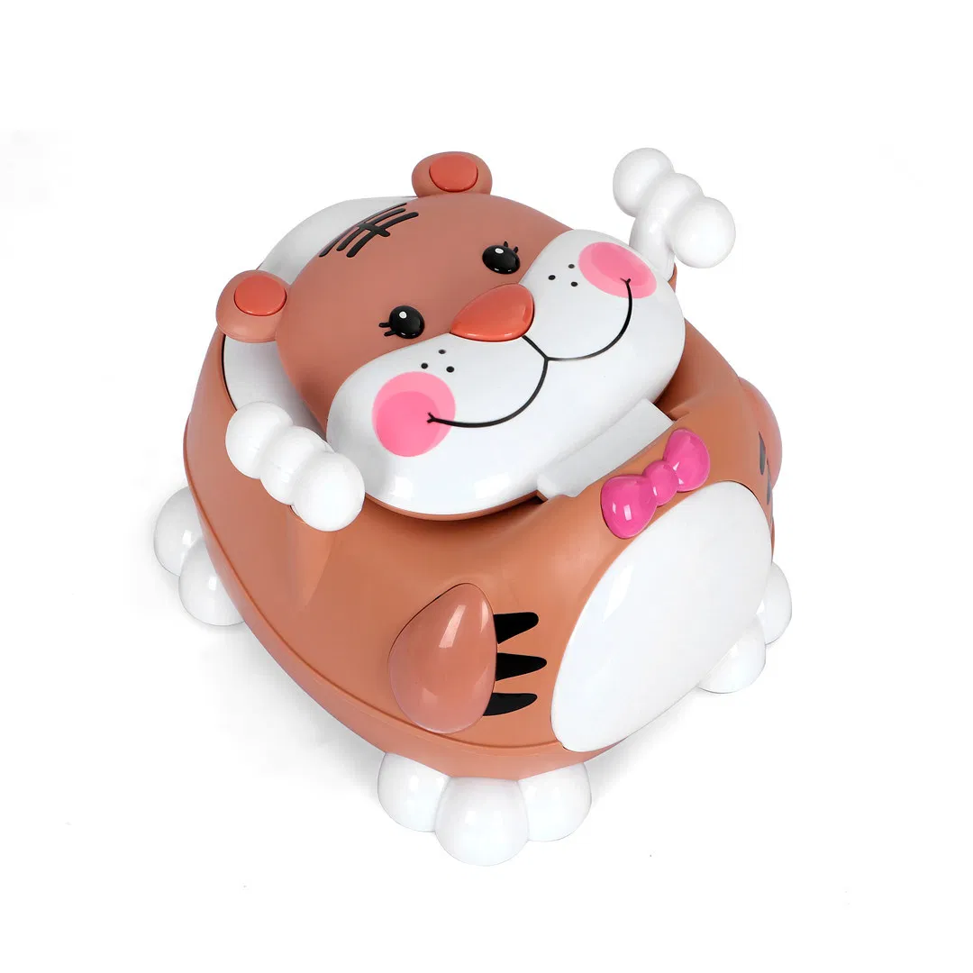 Babyhood Cute Animal Design Portable Potty Plastic Toilet Trainer Seat Chair