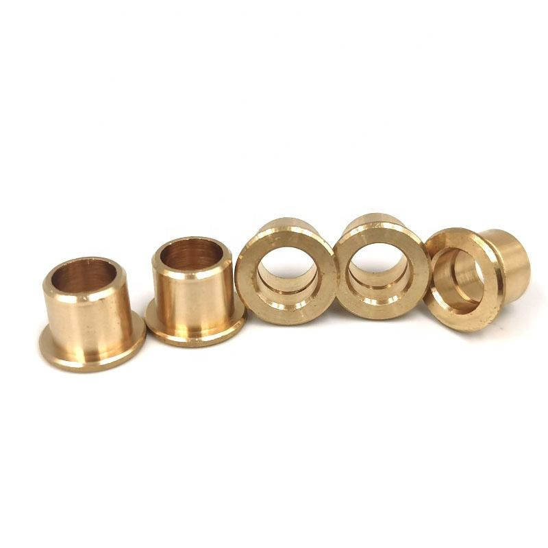 Custom Thin Wall Brass Small Bush Bronze Flange Guide Bushing