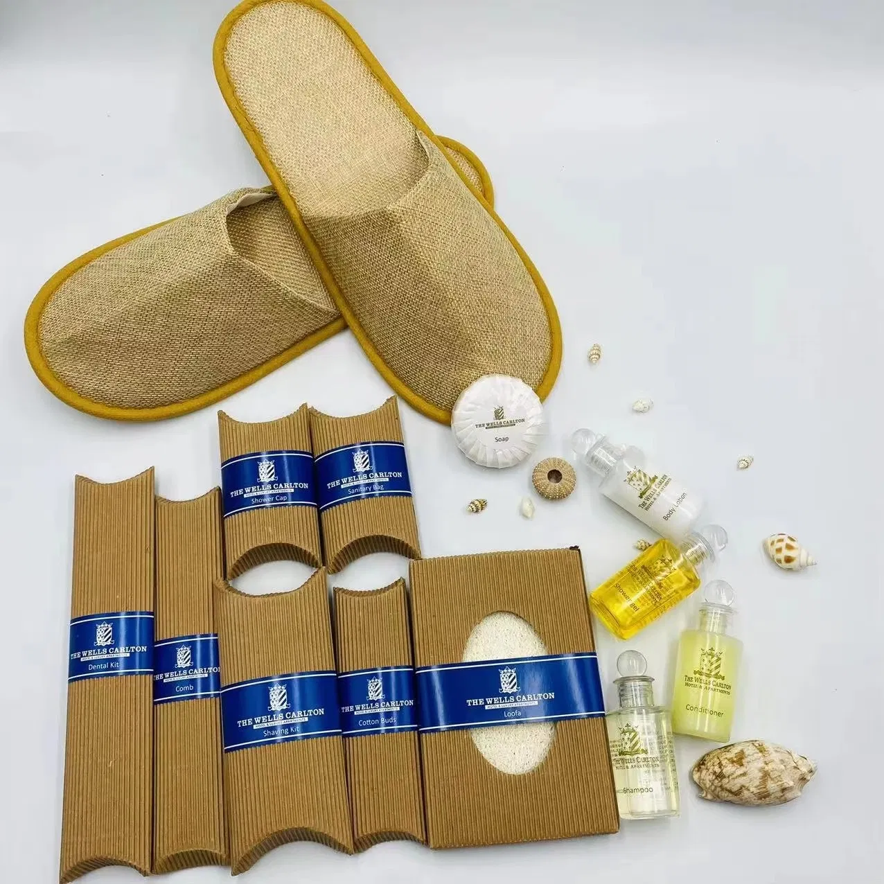 Custom Luxury Hotel Disposable Mini Shampoo and Conditioner Hotel Toiletry Supplies