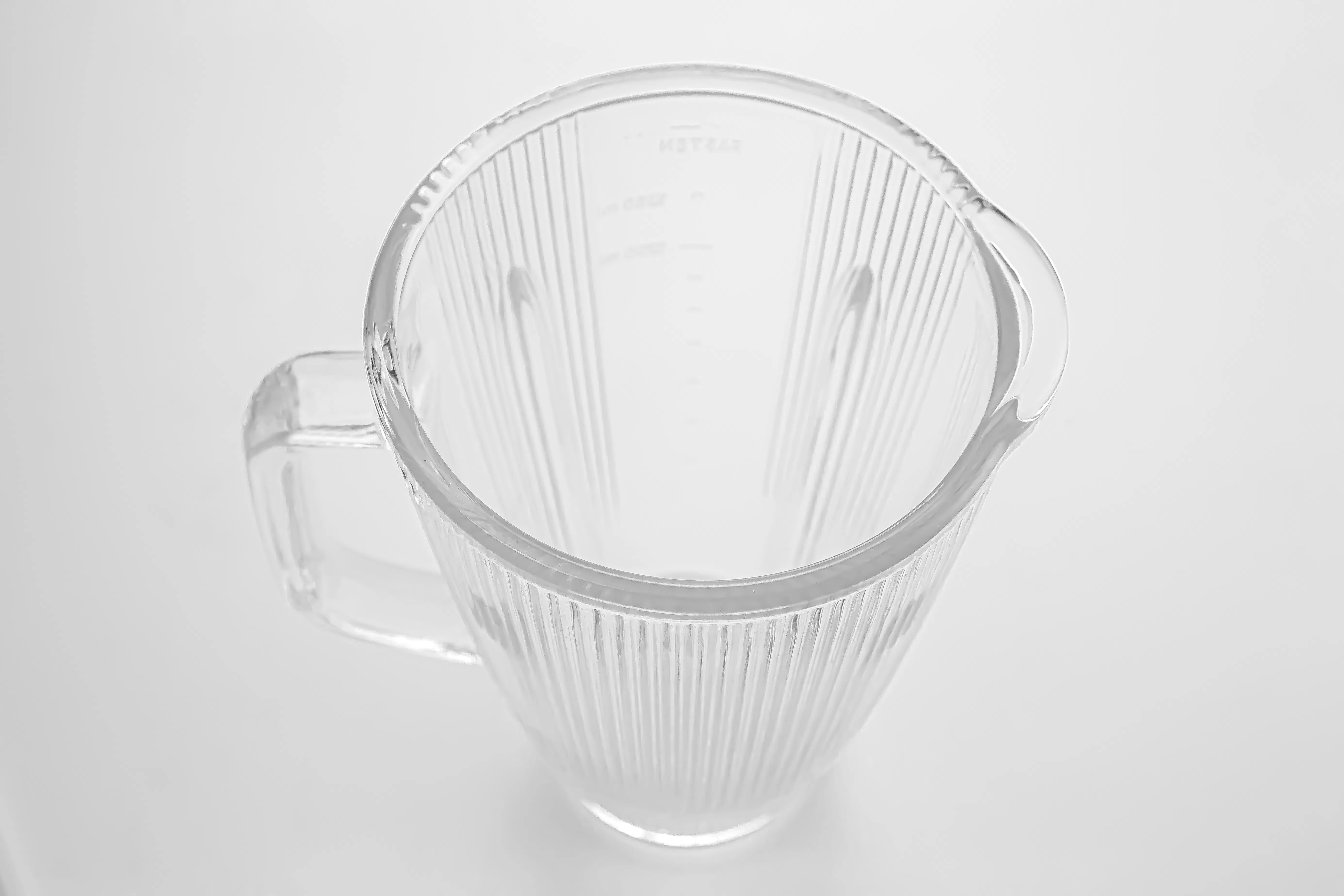 Food-Grade BPA-Free Blender Glass Jug for Smoothie Ice Crushing and Daily Food Preparation