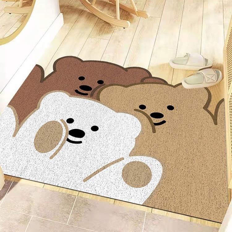 Waterproof PVC Anti-Slip Non Slip Area Rug Pad Gripper Mat Rugs High Quality Colorful Living Room Large Carpet Tile 50X50