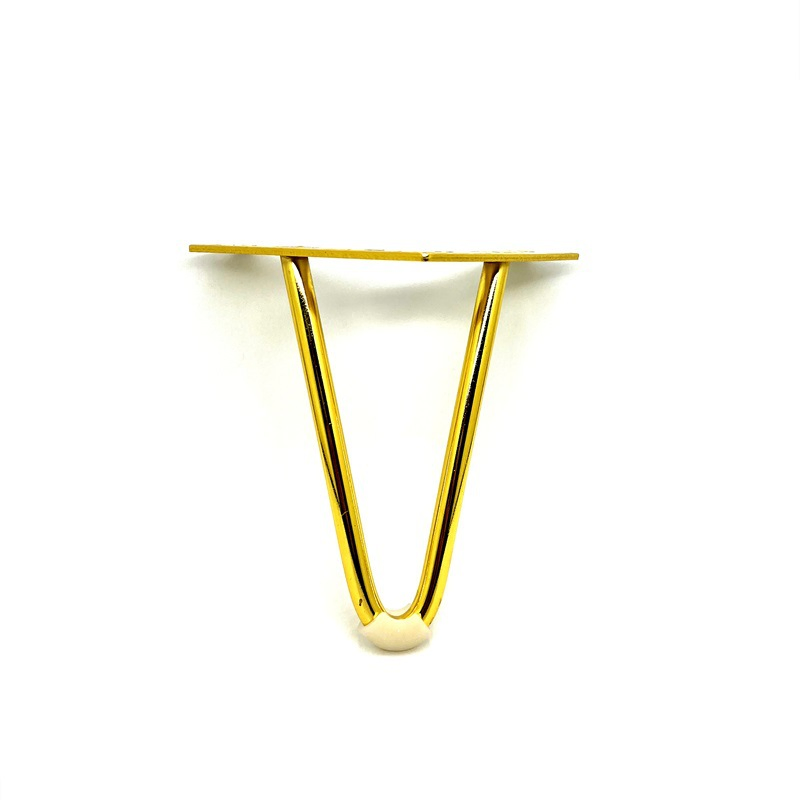 Modern Furniture Hardware Accessories V-Shaped Metal Sofa Legs Cabinet Coffee Table Legs