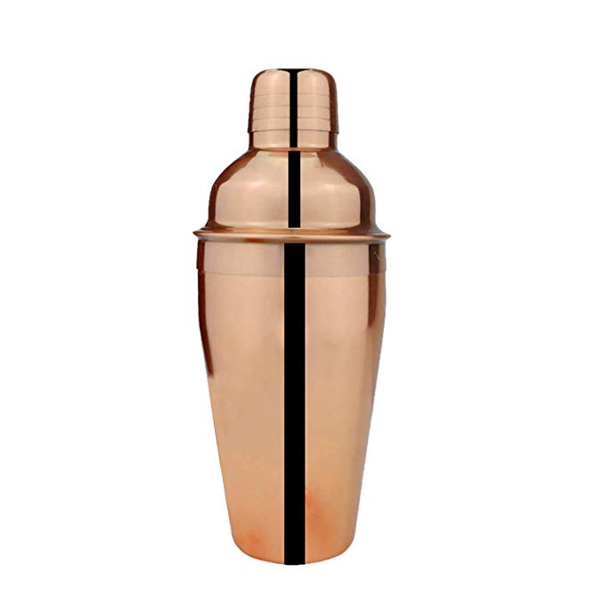 18 Oz Gold Copper Gunmetal Black Plated Cocktail Shaker Vodka Boston Shaker for Writers Tears Willowbank President
