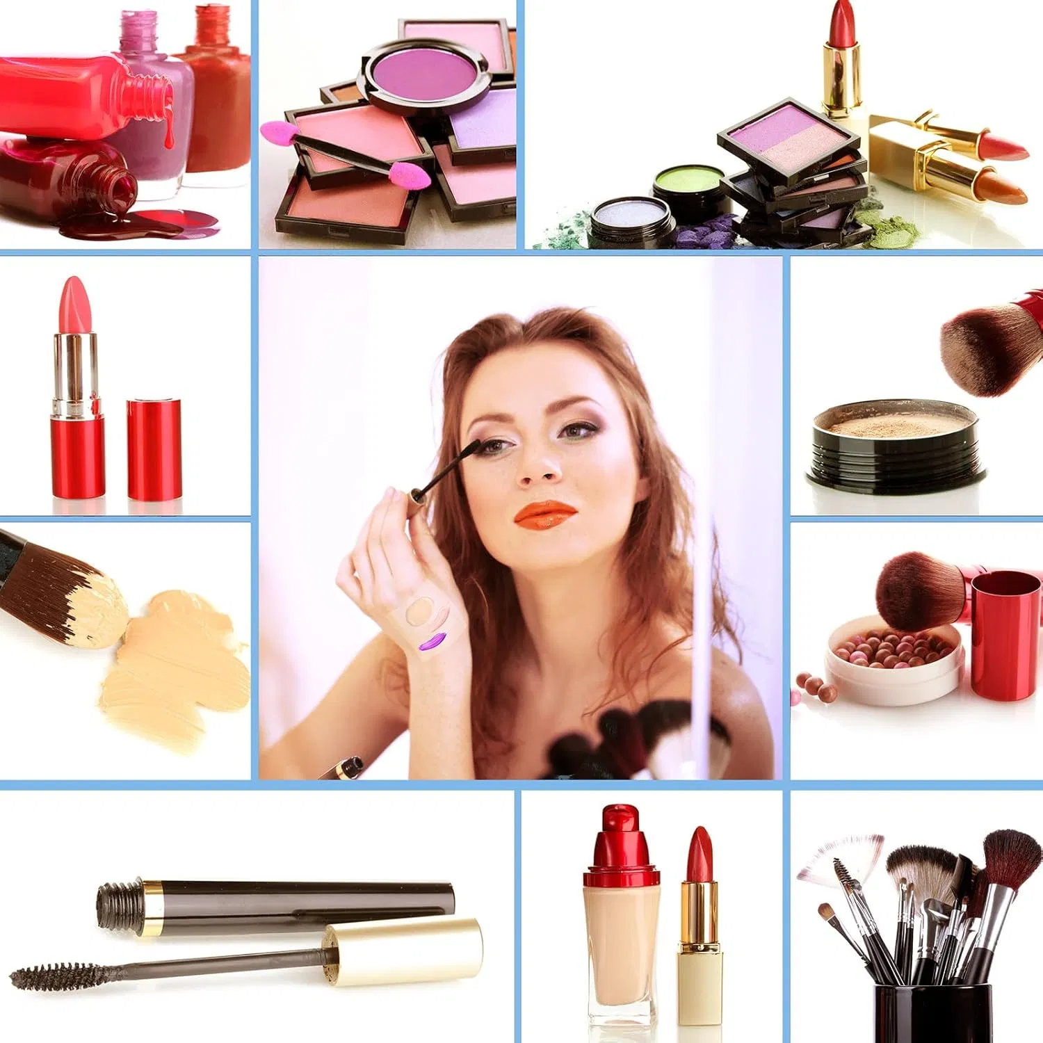 Disposable Adhesive Transparent Tape Palette for Makeup Cosmetic Mixing Palette Tools for Women Daily Use