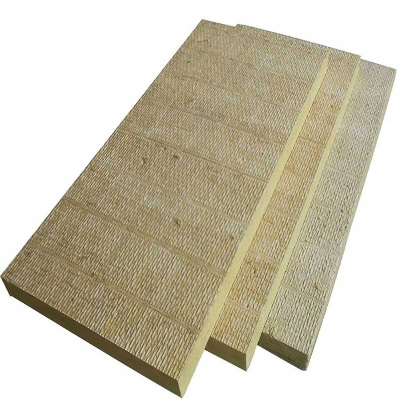 High-Temperature Resistant Refractory Insulating Roof Sheet Insulation Sheet Sandwich Panel Color Steel Mineral Wool Pipe Rock Wool Board with Aluminum Foil