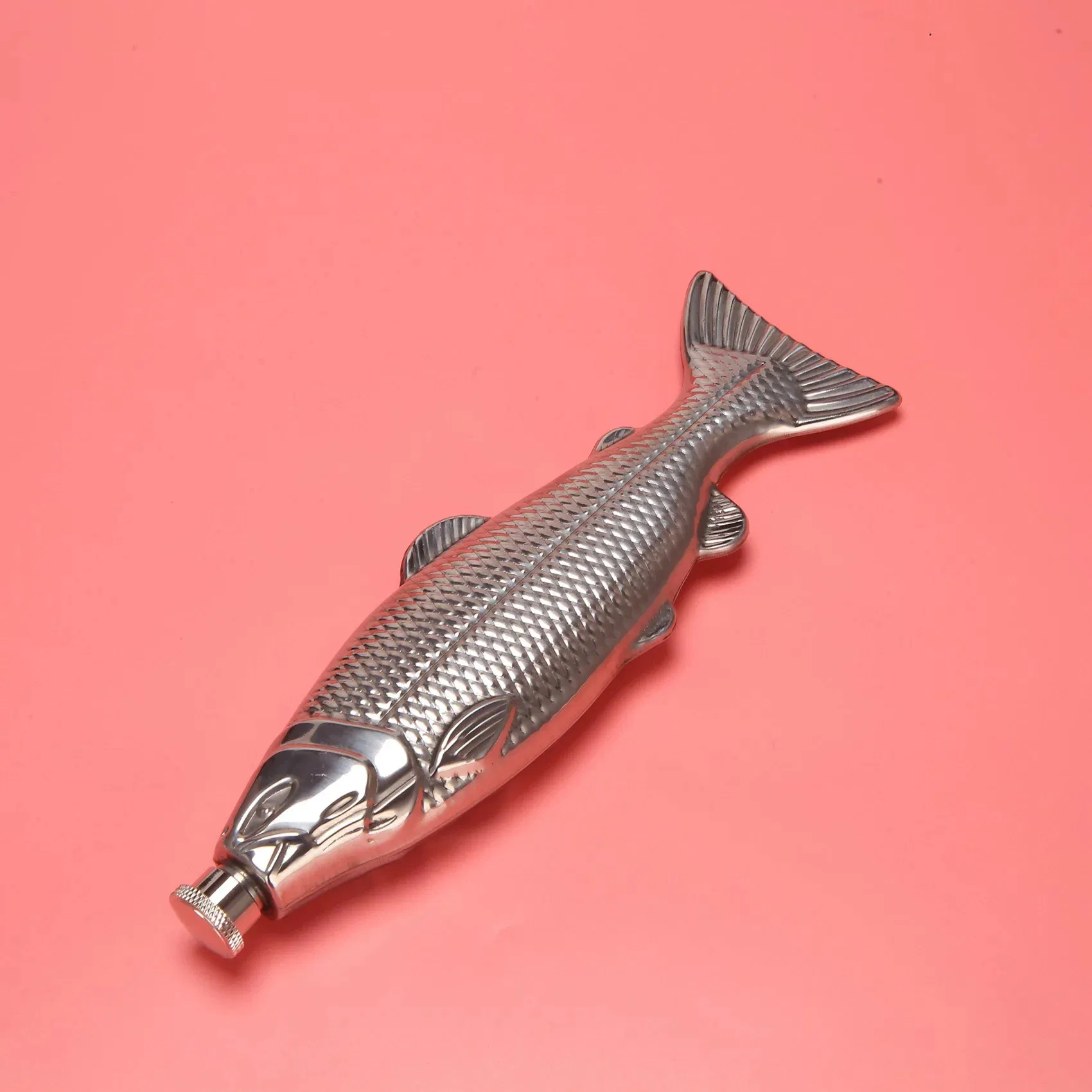 Fish-Shaped Wine Bottle Stainless Steel Wine Pot Metal Whisky Alcohol Hip Flask