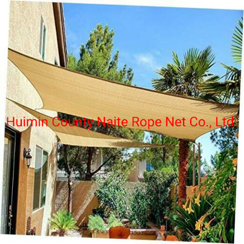 Customized LDPE Coated HDPE Sun Shade Sail Awning Fabric Cloth Screen Fence UV Block Commercial Grade for Privacy Backyard Camp Playground