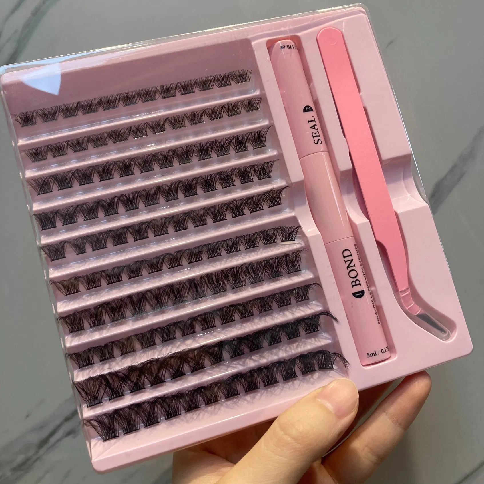 Wholesale DIY Eyelash Cluster Individual Lash 120PCS Eyelash Extension