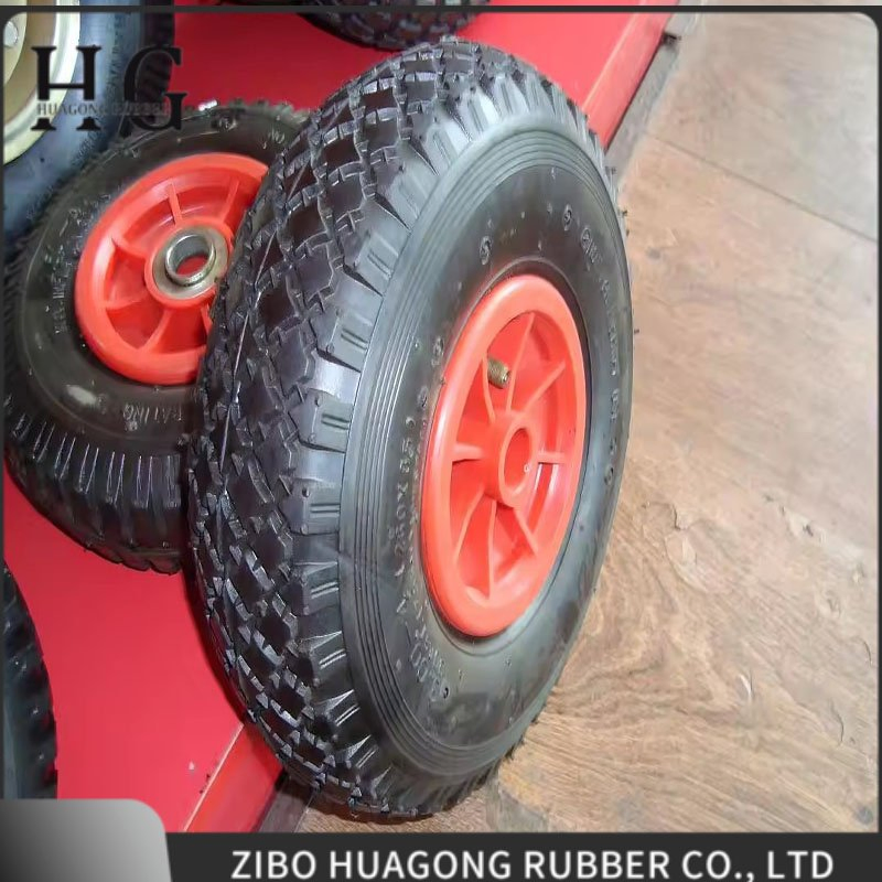 16 Inch Wheelbarrow Wheel with Steel Rim 4.00-8 pneumatic Wheel