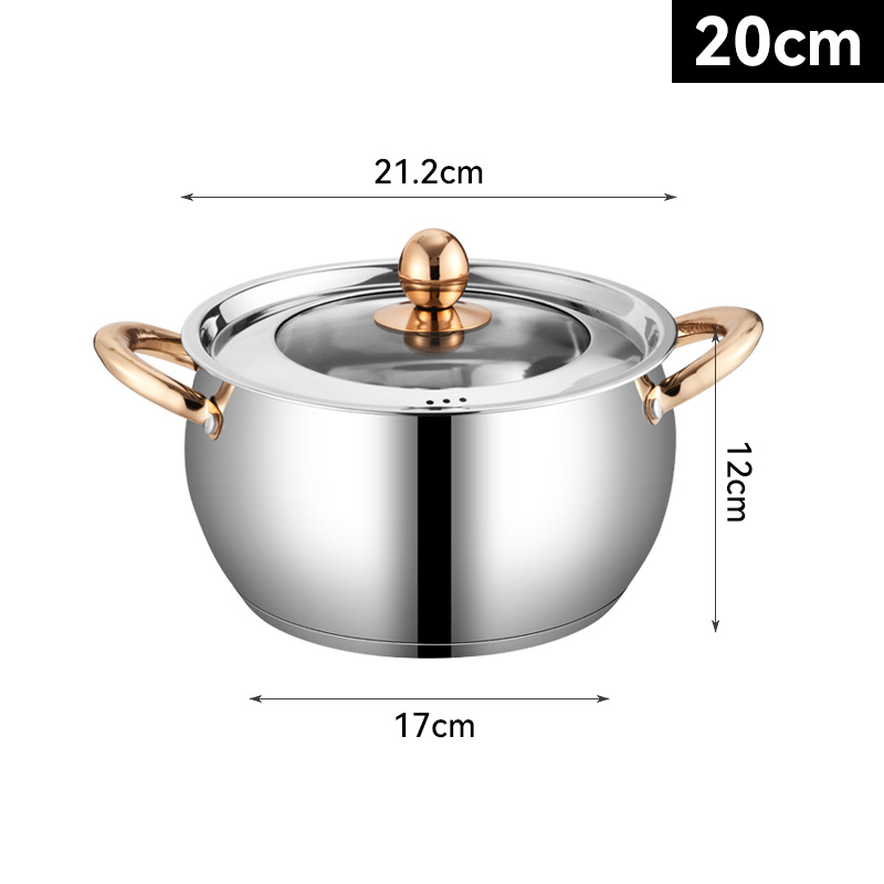 Durable Heavy-Duty Stainless Steel Stock Pot and Kitchen Utensils Bundle