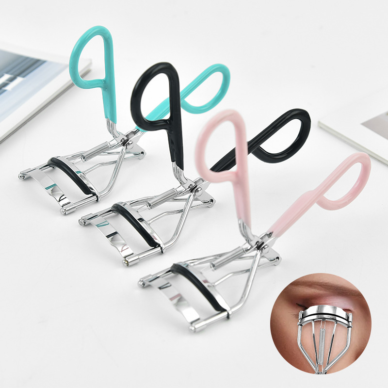 Gold Plating Elastic Fashion Stainless Steel Lash Eyelashes Curl Maquillaje Lashes Eyelash Curler with Spring