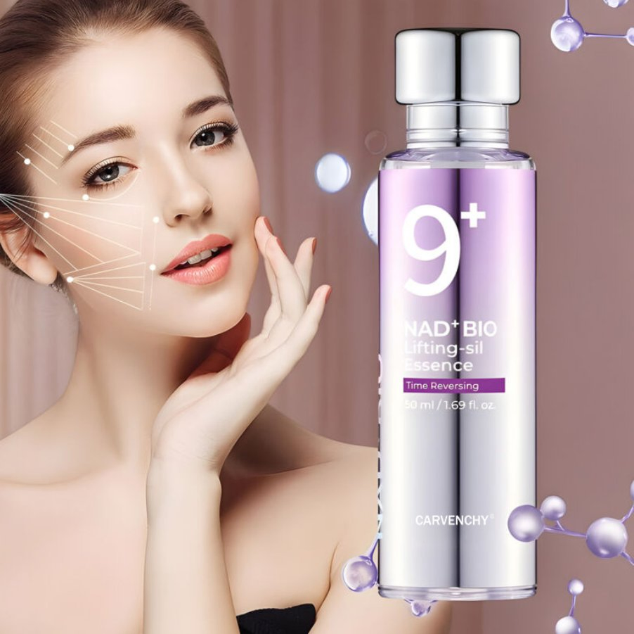 Nad+ Bio Cell Booster Lifting-Sil Ampoules Firmness Enhanced Elasticity Skin Lifting Pdrn Glow Boosting Exfoliating Oil-Control Hydrating Toner and Essence