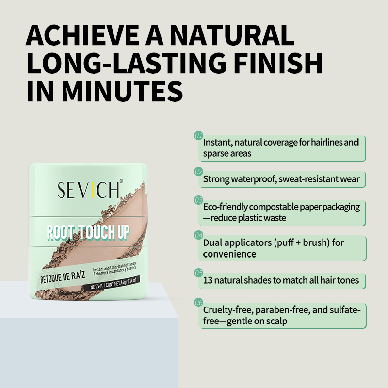 Root Touch up Hair Density Filler 4G Waterproof Multiple Colors Hair Thickener Shadow Powder