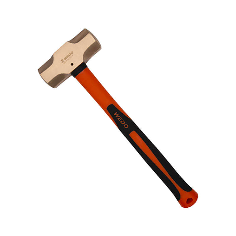 WEDO Hammer Non-Sparking Hammer Beryllium Copper Sledge Hammer Fiberglass Handle