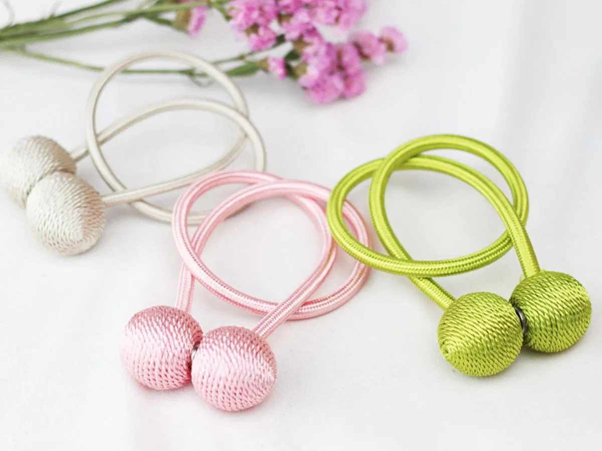Magnetic Curtain Tieback Clips Hanging Ball Buckle Curtain Accessories
