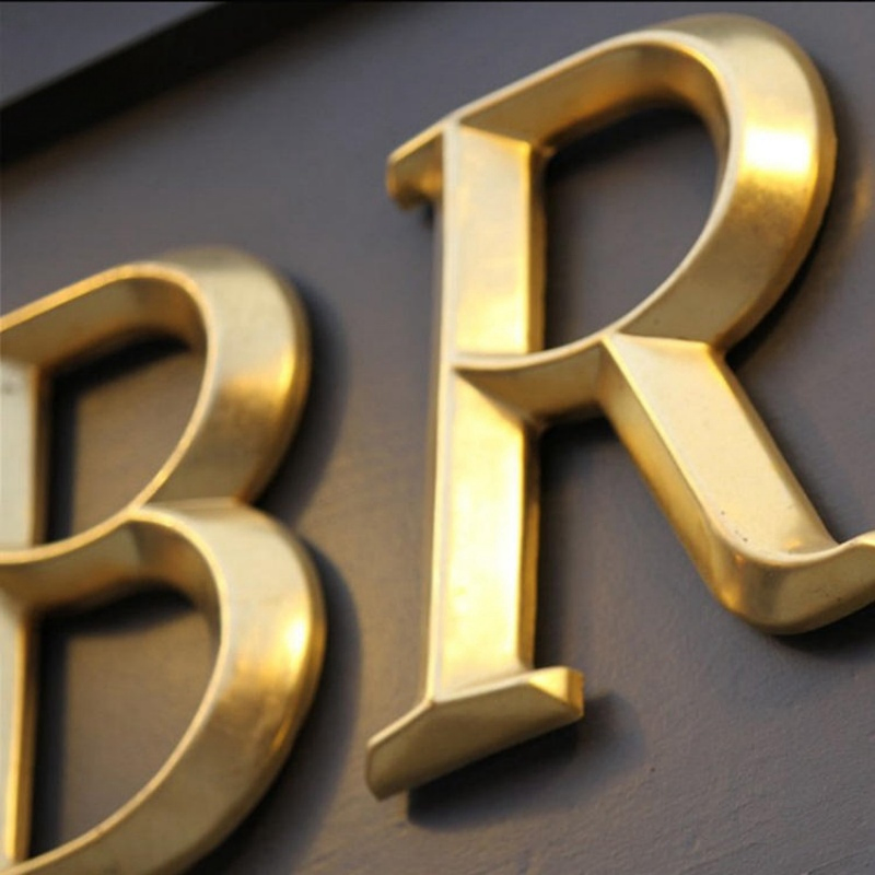 Business Logo LED Solid Acrylic Backlit Sign Outdoor Illuminated Signage