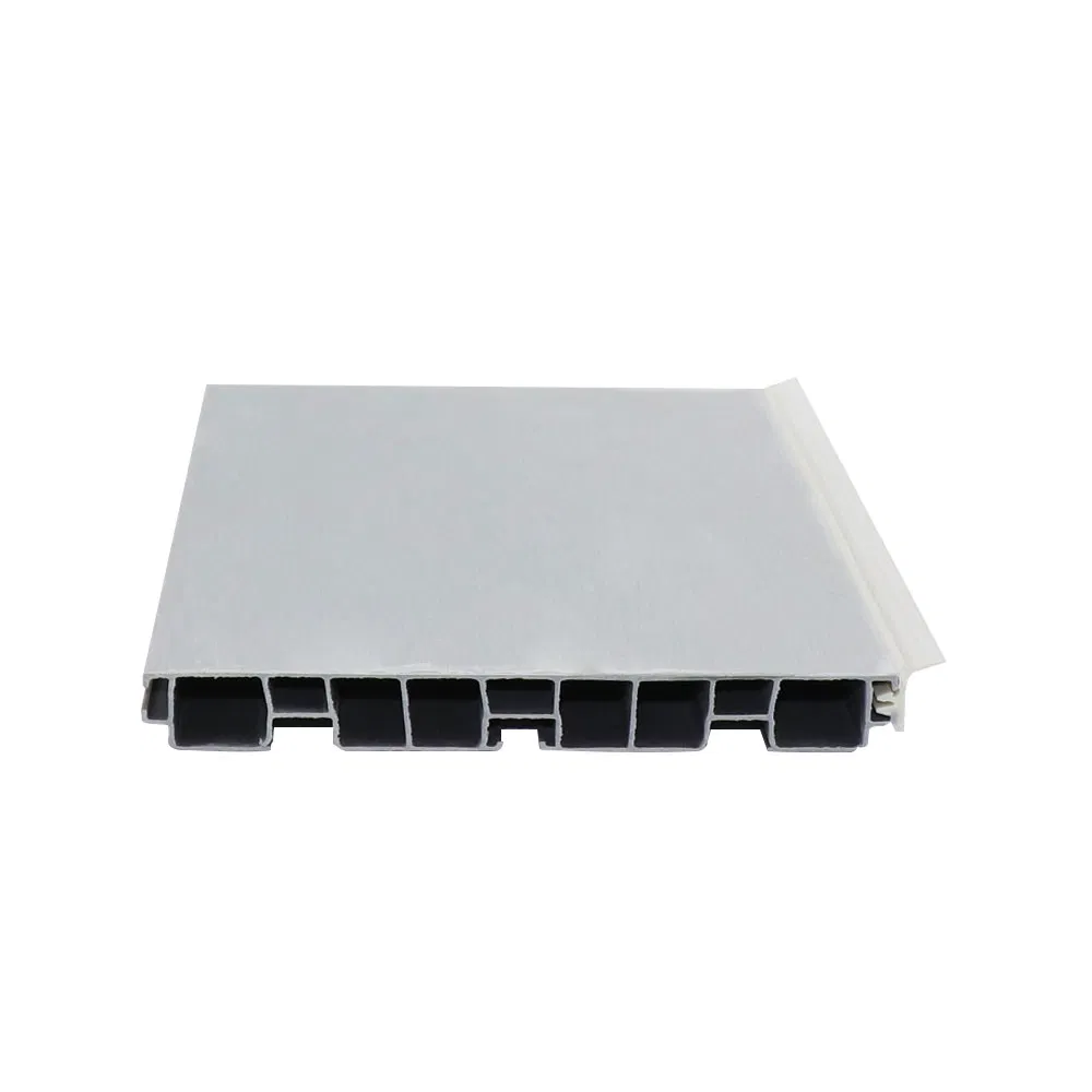 Decorative Aluminum Foil PVC Skirting Board PVC Plinth for Kitchen
