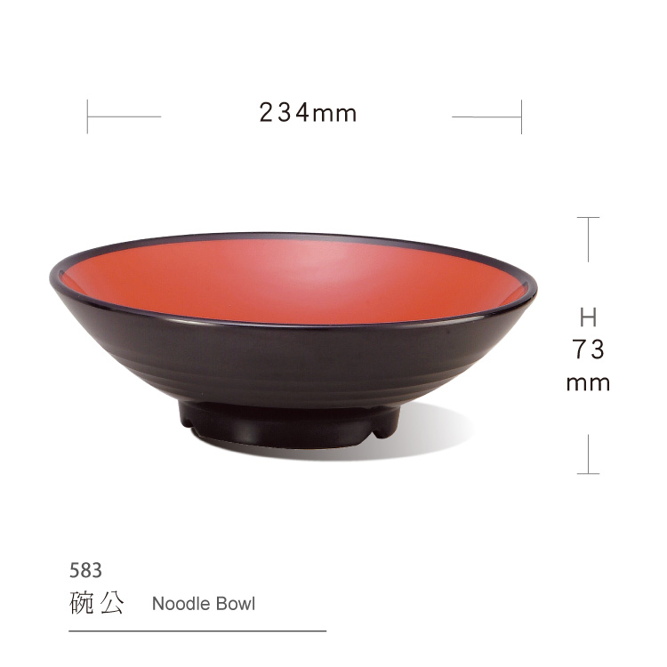High Quality Restaurant Melamine Soup Bowl Noodle Bowl Ramen Bowl