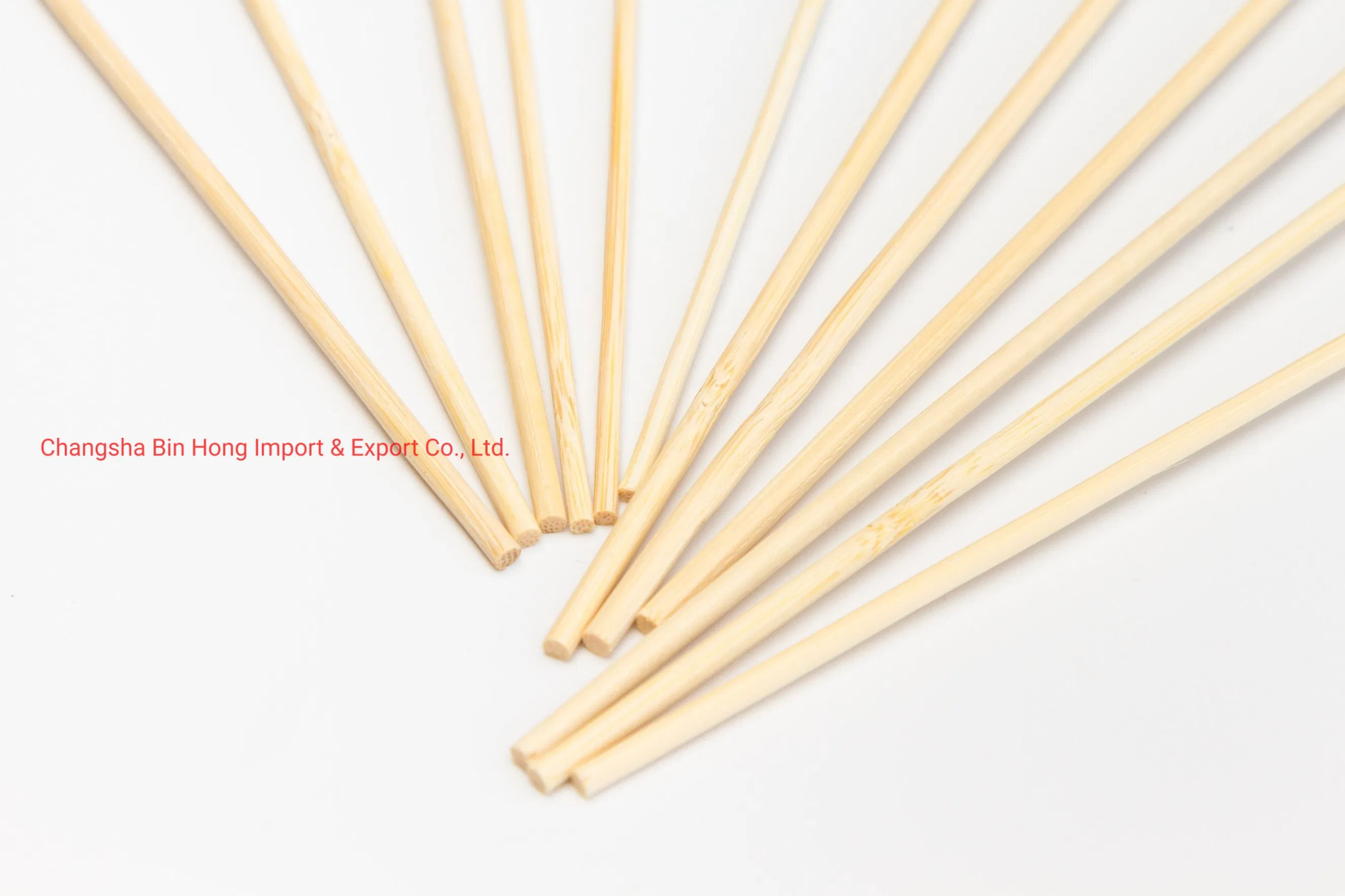 Wholesale Round Natural Color Bamboo Skewer for Barbecue