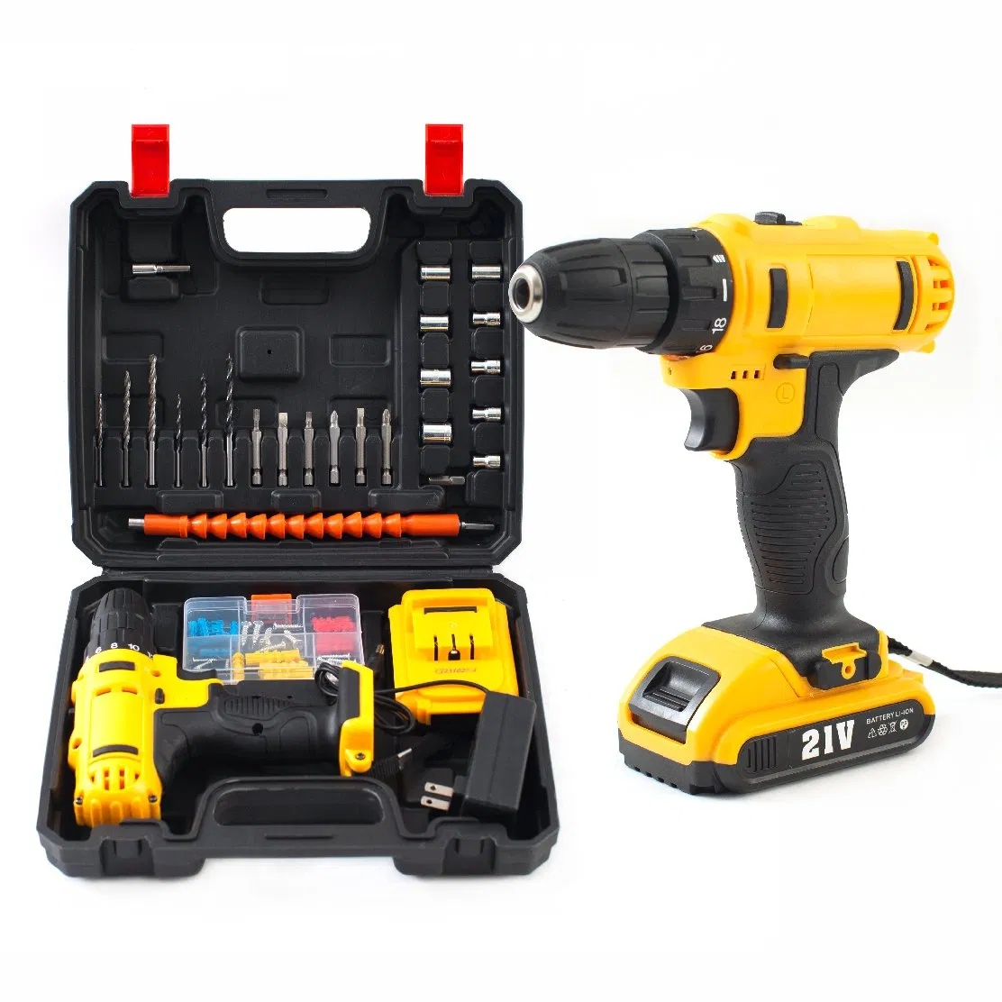 Power Tool Kit Drilling Machines Battery Cordless Hammer Impact Drill Electric Wrench Brushless Drill Tools