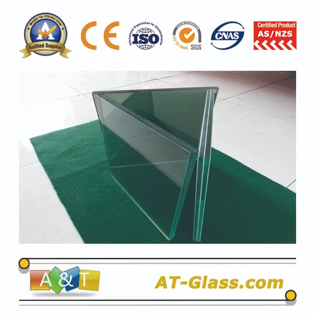 1830*2440mm Green PVB Laminated Tempered Glass for Government Buildings