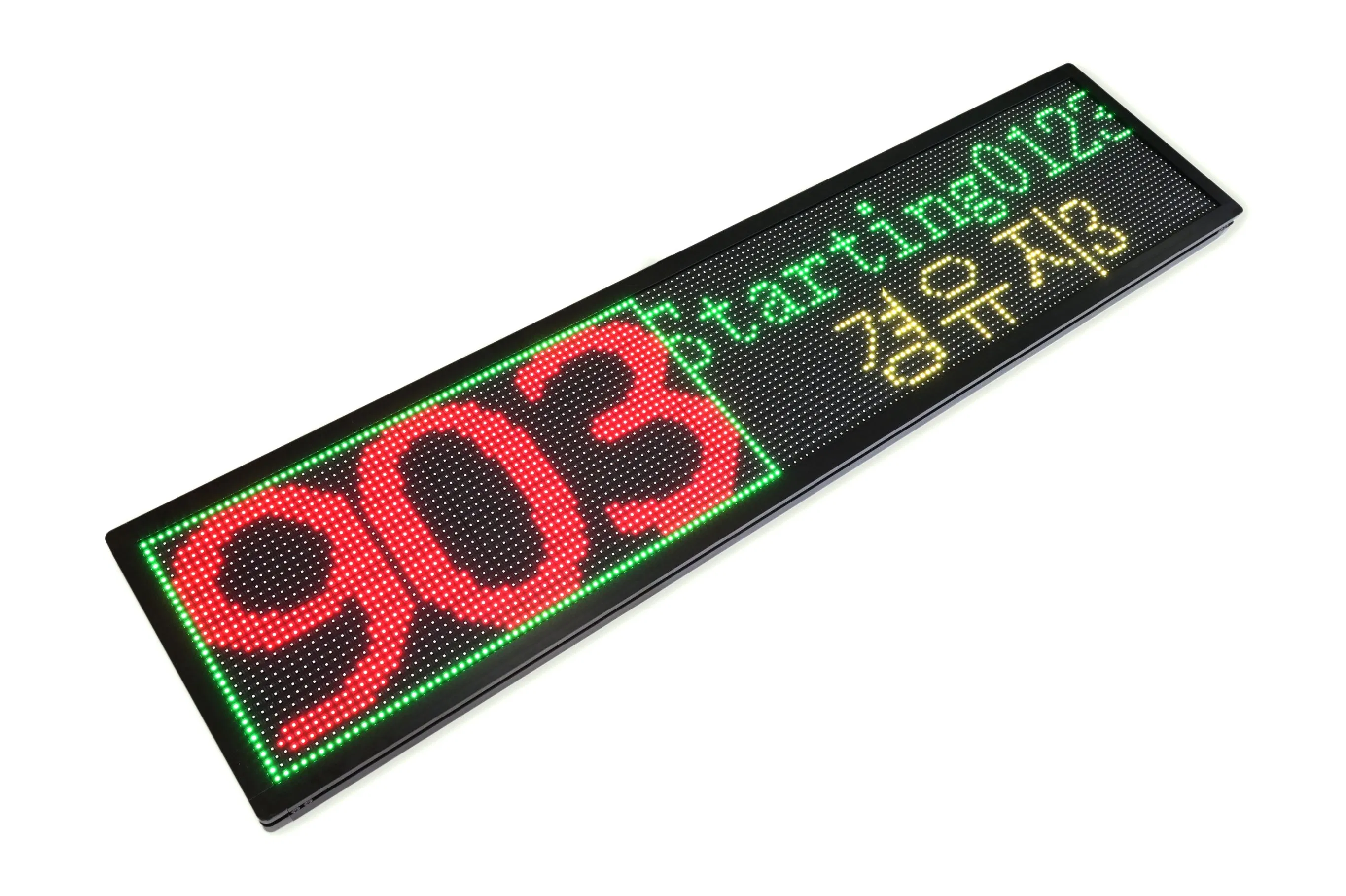 Affordable and User-Friendly LED Passenger Information Display