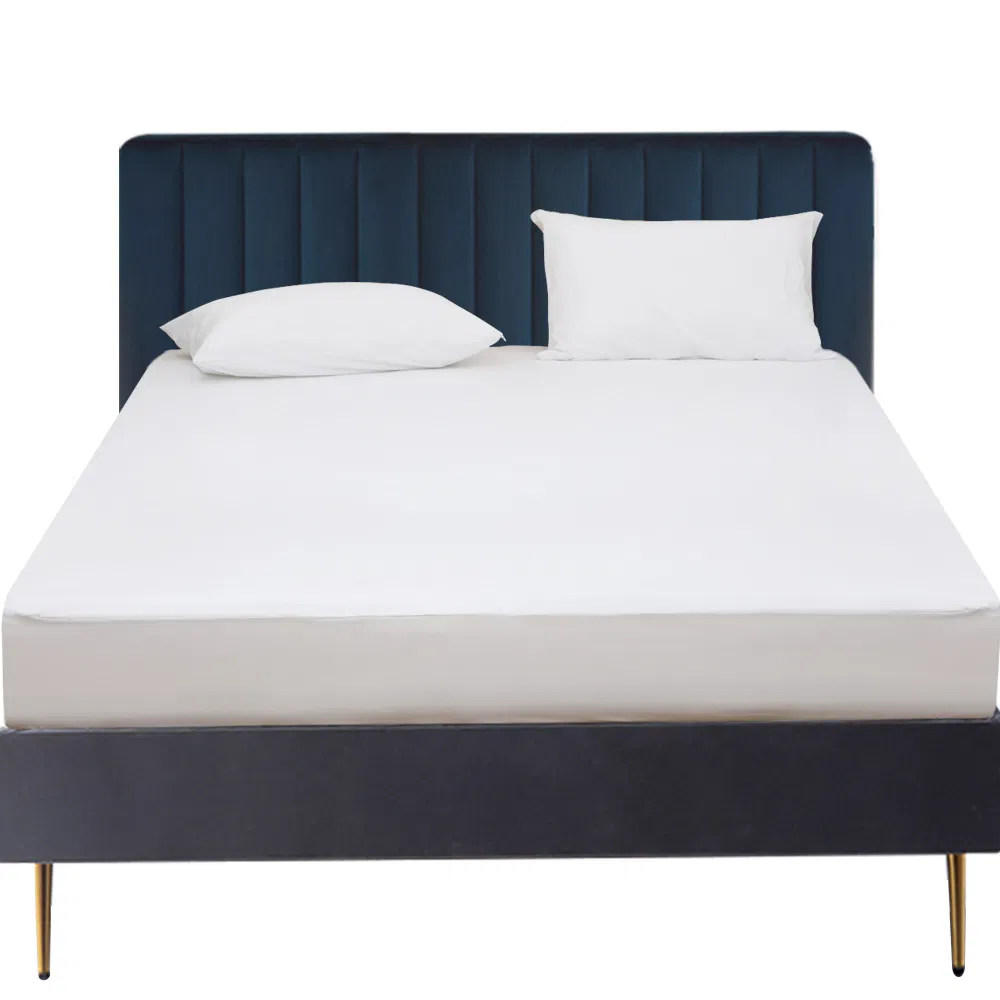 Polyester Waterproof MP White Mattress Protector Waterproof Cover Air -Permeable Waterproof Mattress Protector for Bed