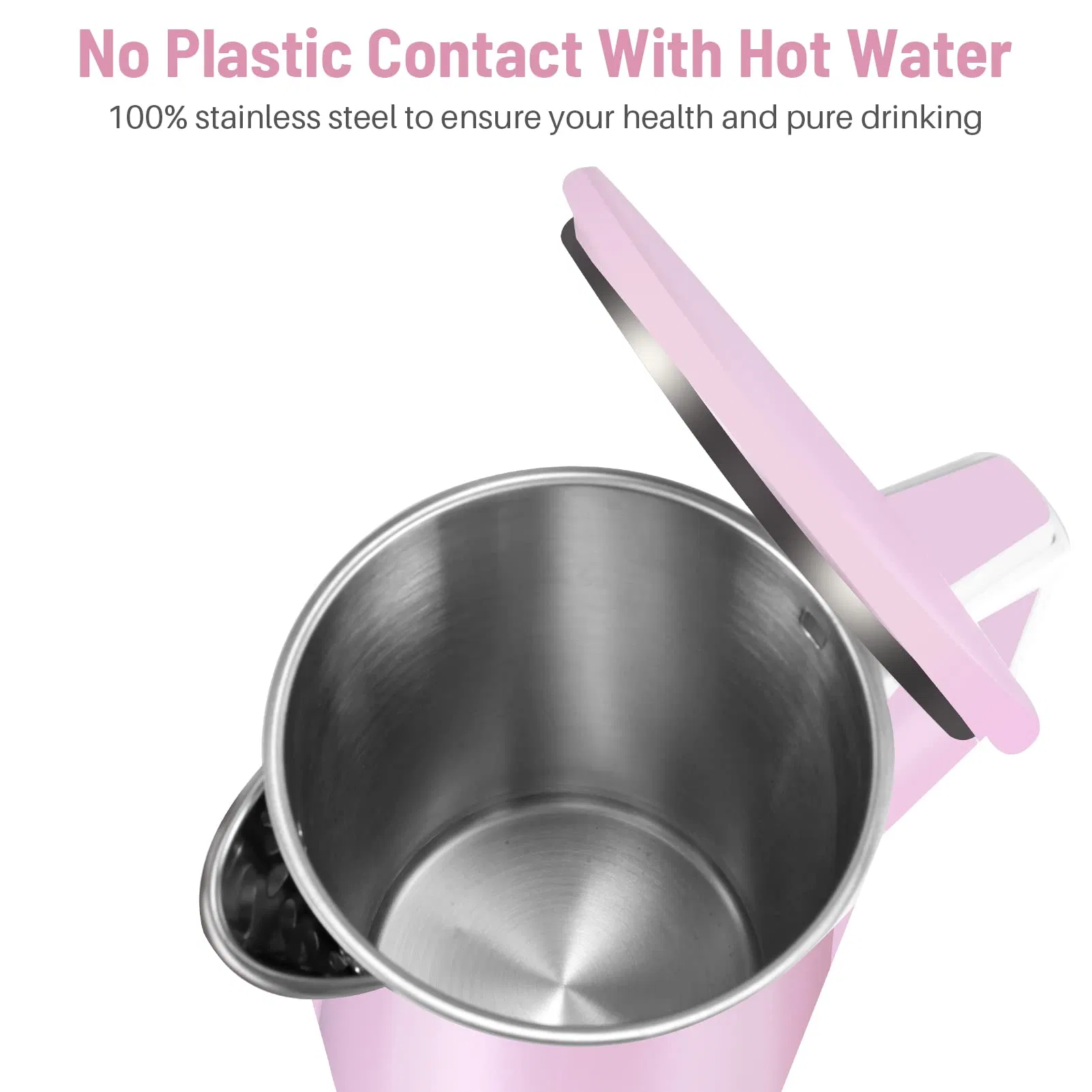 New-Style 1200W Auto Shut off Electric Boiler Stainless Steel Hot Water Kettle