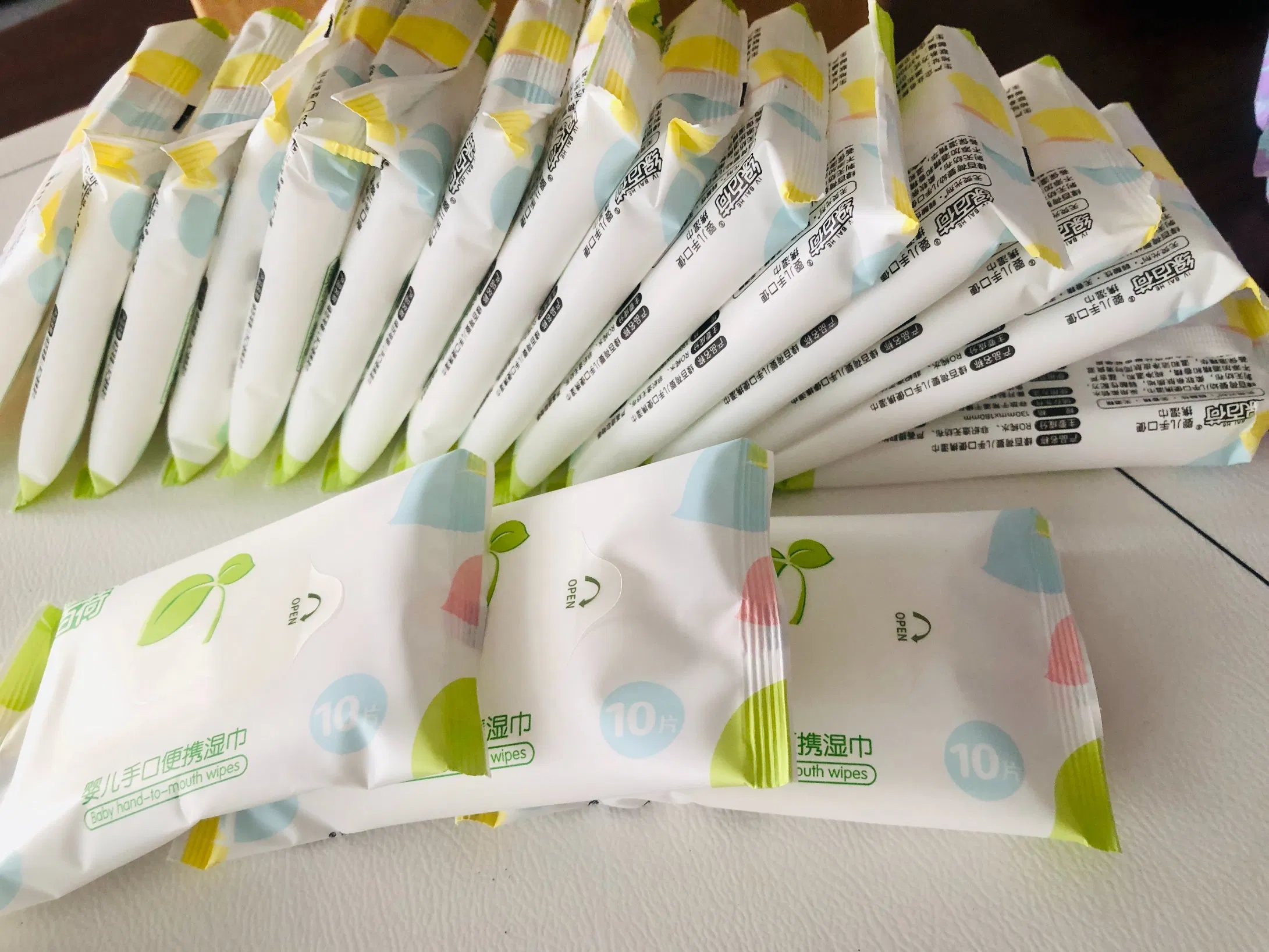 OEM ODM Factory Wholesale 80cts Baby Private Label Baby Hand and Face Cleaning Wet Tissue