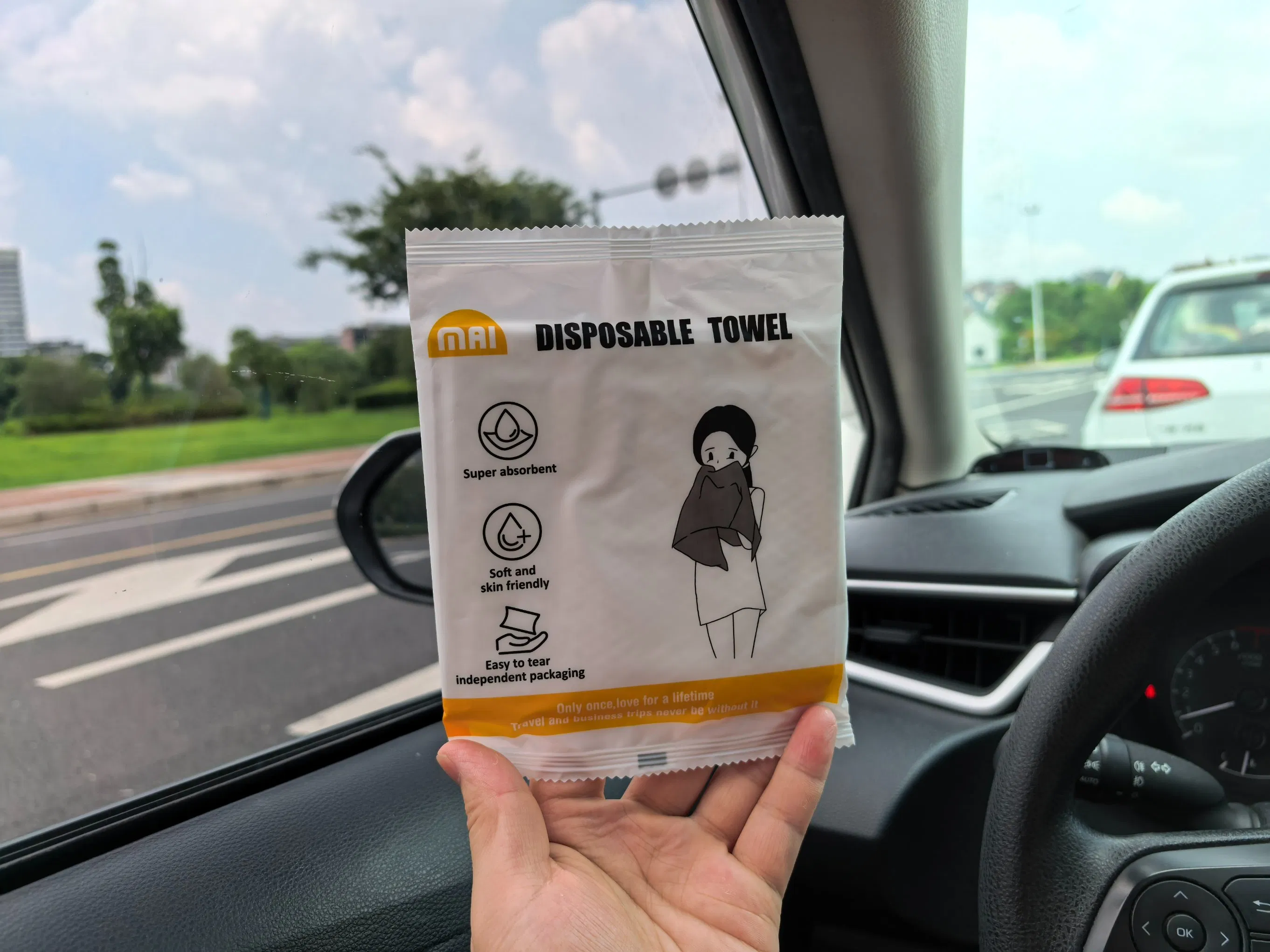 Wholesale Custom Travel Gym Sport Bath Disposable Compressed Towels