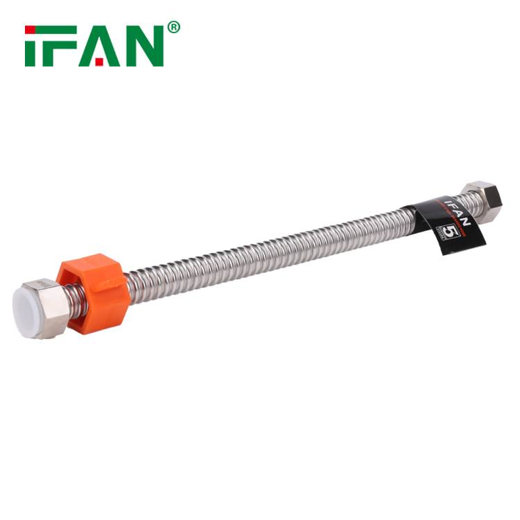 Ifan DIN 8074 Low Price Shower Hose OEM ODM Full Size Stainless Steel Corrugated Pipe