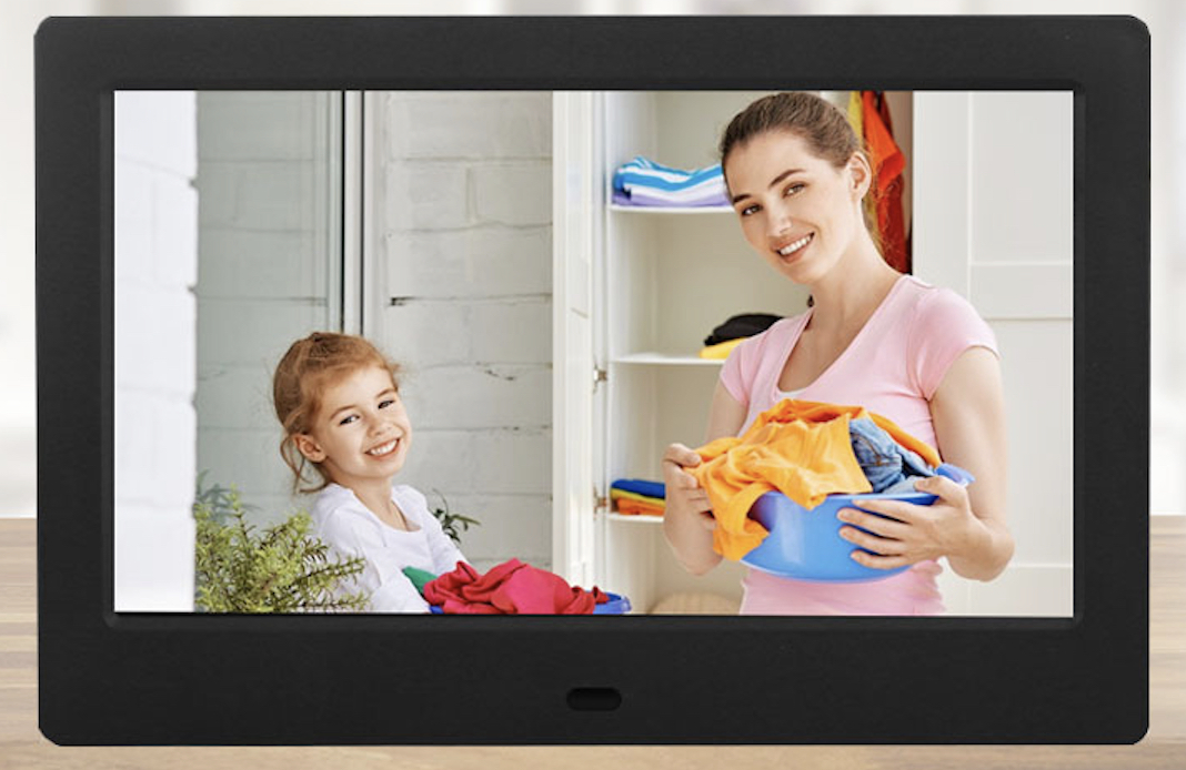 8-Inch 16: 10 IPS Screen Clock Elderly Medicine Reminder LCD Calendar Wall Clock