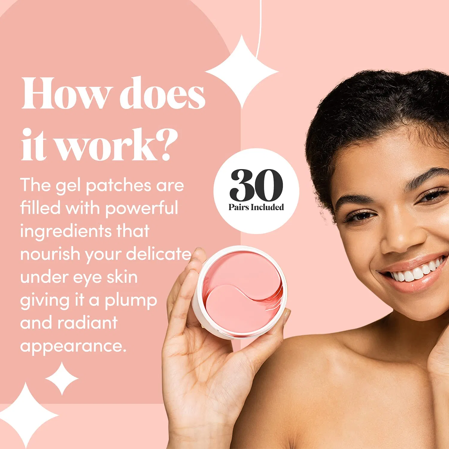 Private Label Dark Circle Hyaluronic Acid Collagen Crystal Eye Pad Patch Mask