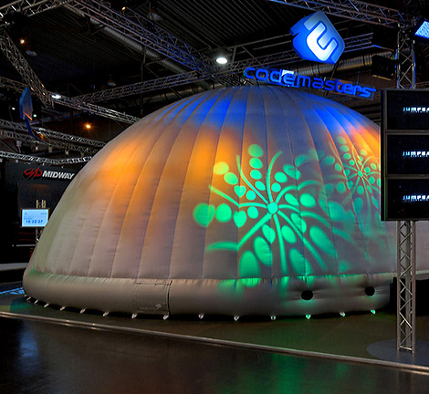 Portable LED Lighted Inflatable Event Tent Dome White Inflatable Igloo Dome Tent /Inflatable Exhibition Tent for Rental