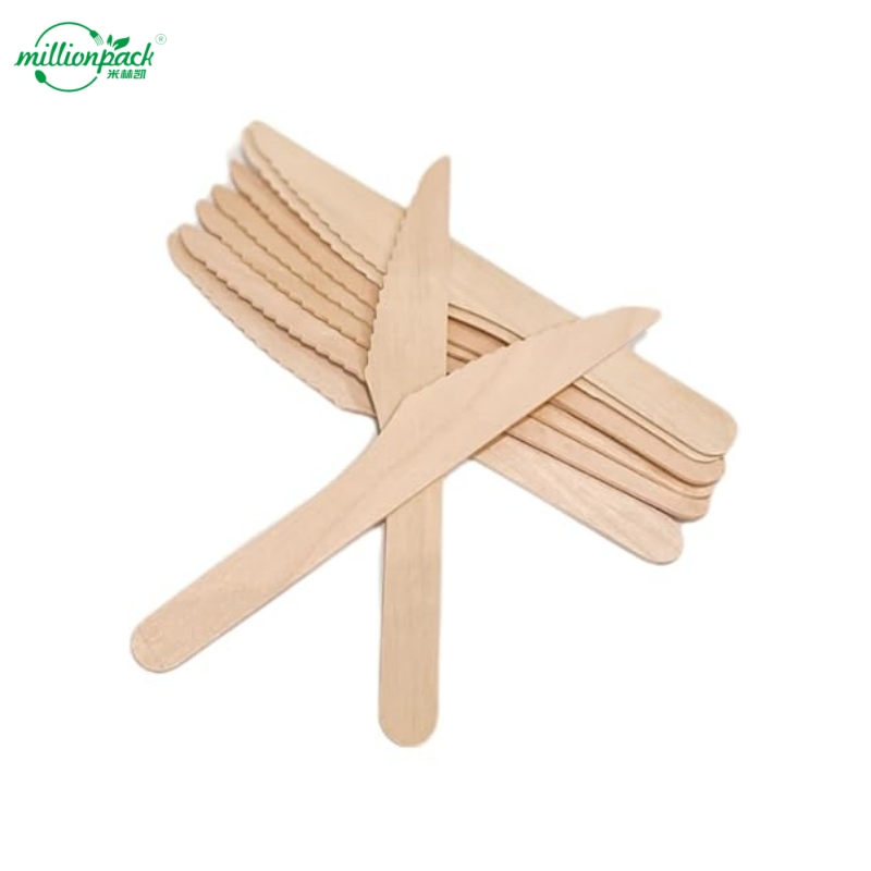 Biodegradable Compostable Wooden Knife for Sustainable Zero Waste Lifestyle