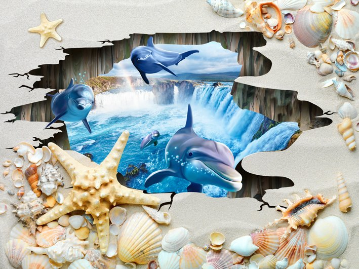 3D Injecting Painting Tiles for Your Home Decoration