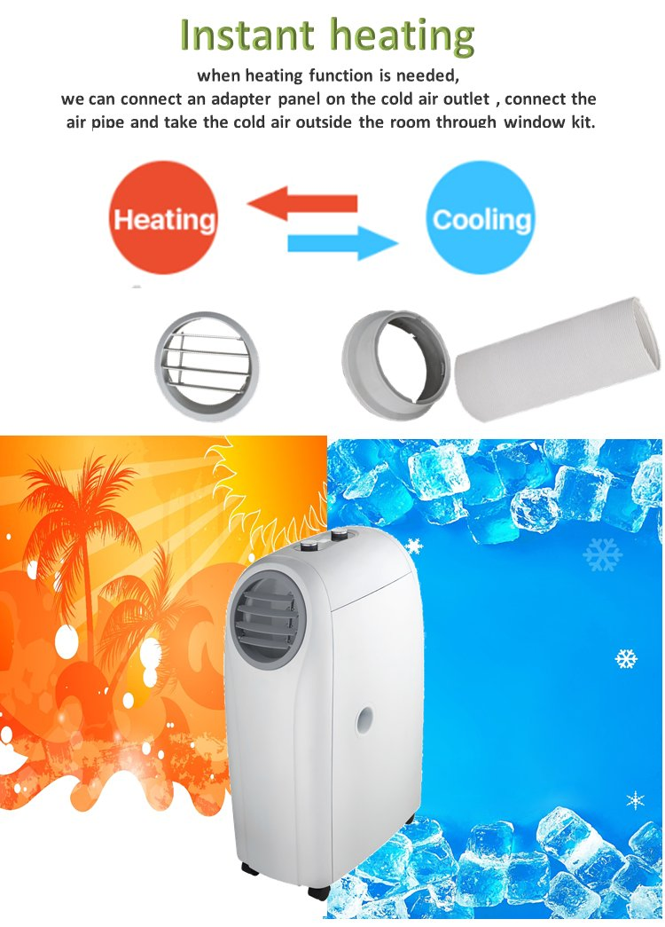 12000/14000BTU Portable Home Air Cooler Conditioner Cooling Dehumidifier
