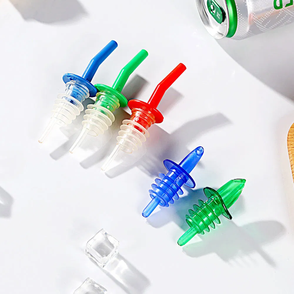 Multi-Color PVC Plastic Wine Pourer and Liquor Dispenser Bar Accessories Wine Spout